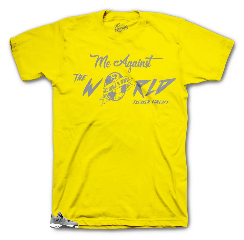 Retro 4 Cool Grey Against the World Shirt