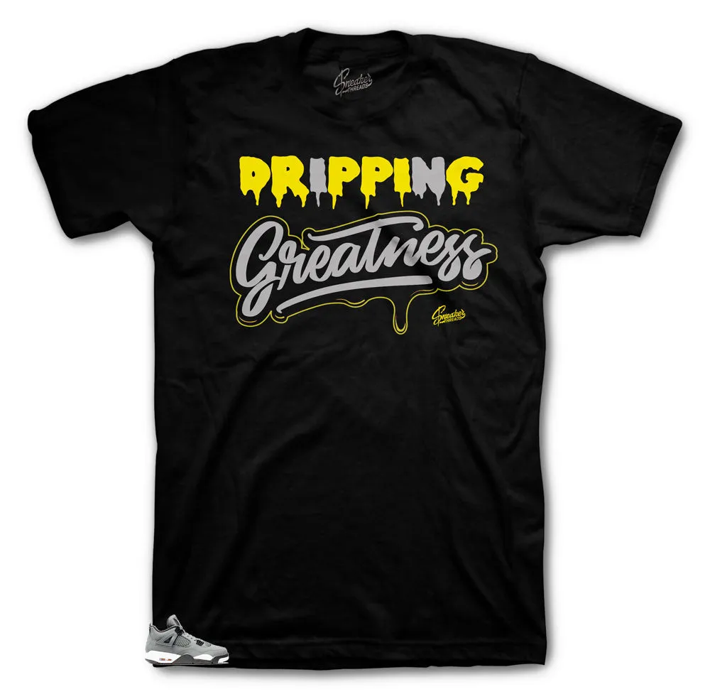 Retro 4 Cool Grey Dripping Greatness Shirt
