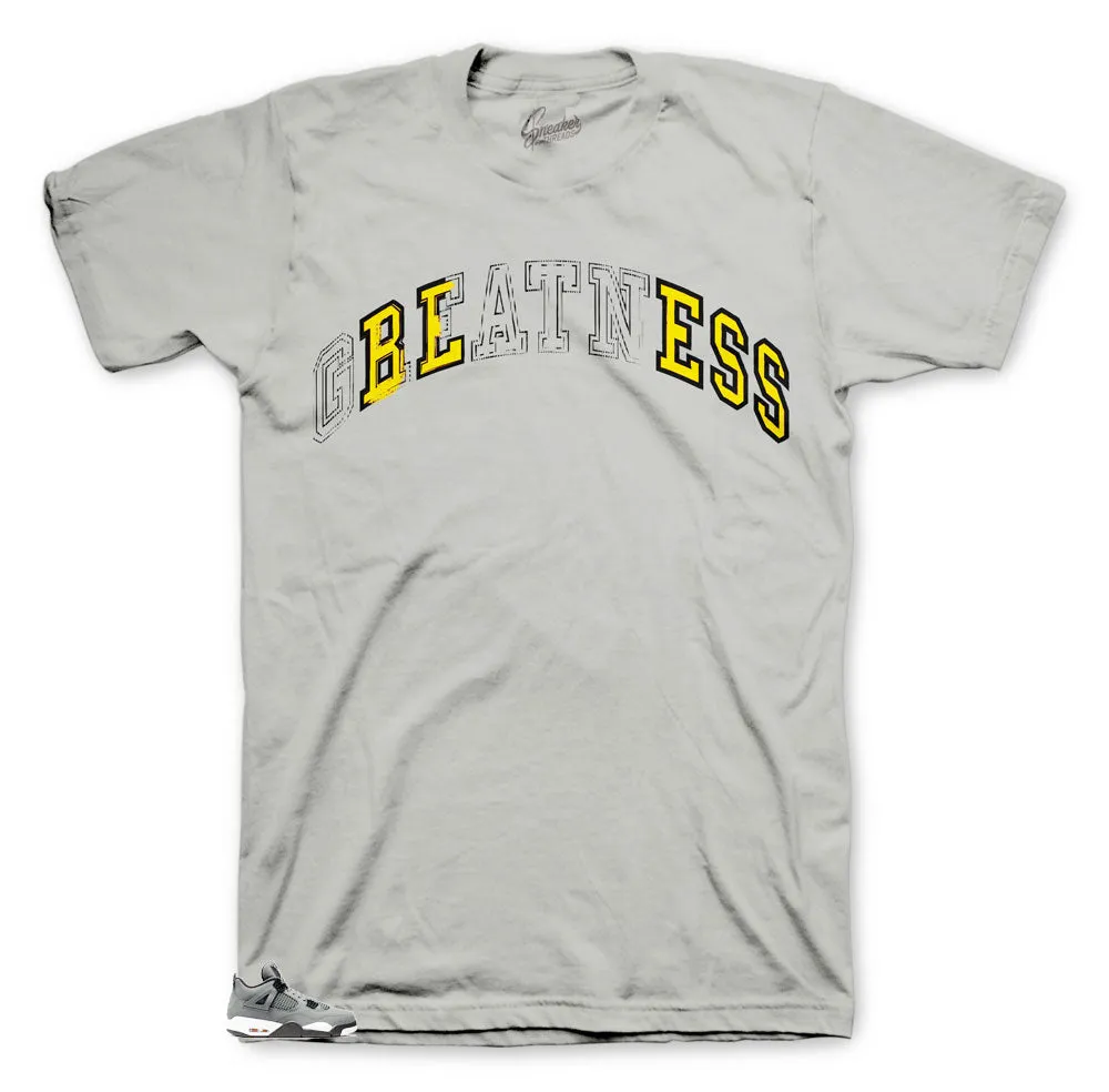 Retro 4 Cool Grey Stitched Shirt