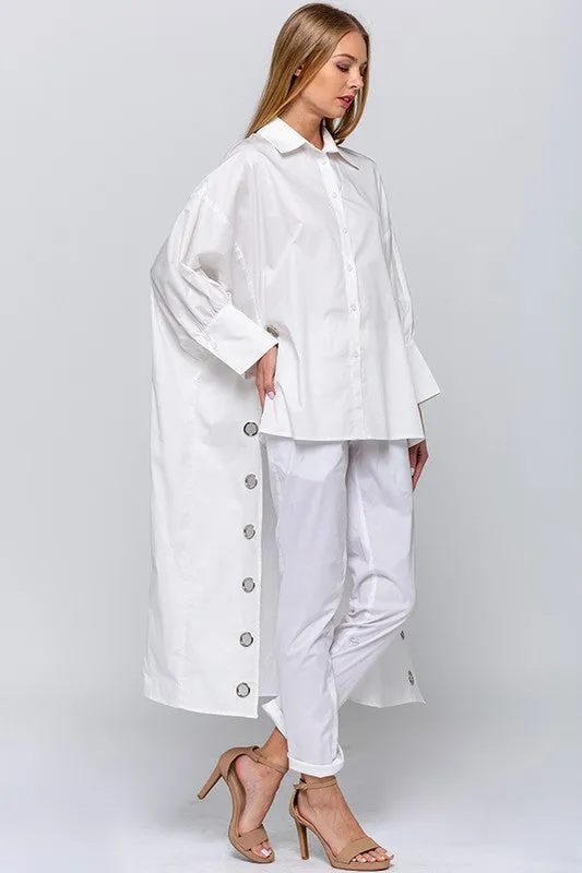 Ring Me Up Oversized  Shirt (More Colors)