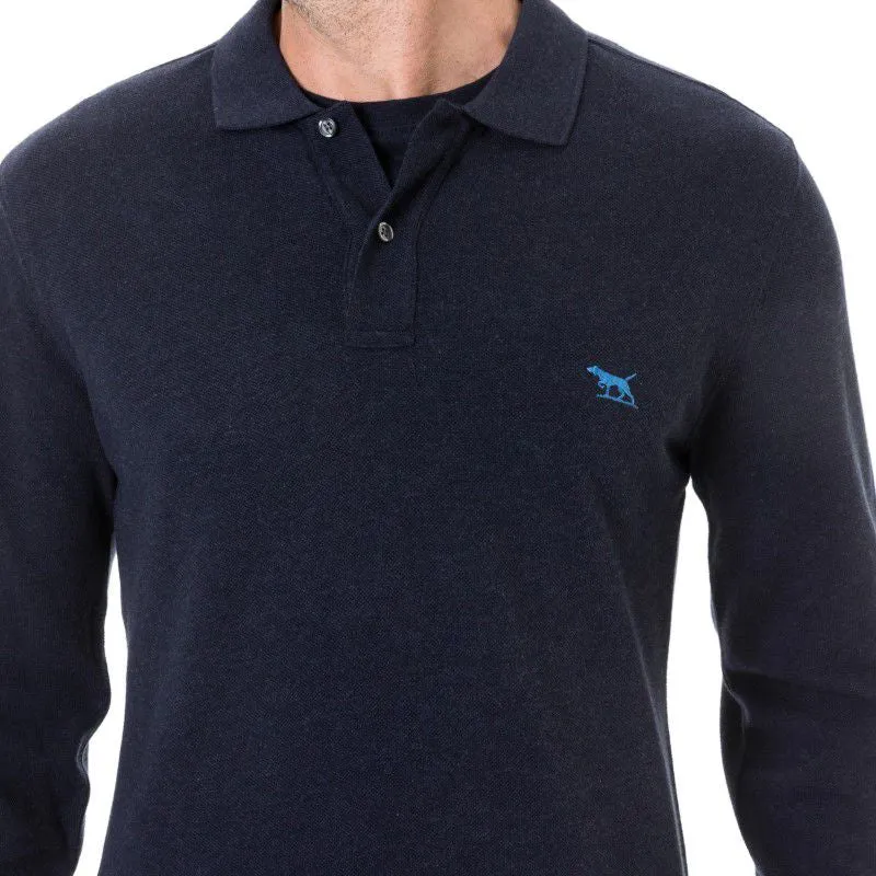 Rodd & Gunn Mens L/S Polo Shirt  - Navy
