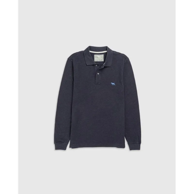 Rodd & Gunn Mens L/S Polo Shirt  - Navy