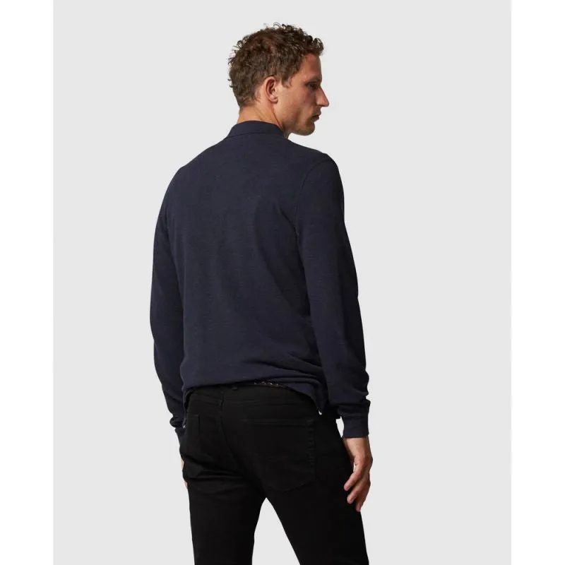 Rodd & Gunn Mens L/S Polo Shirt  - Navy