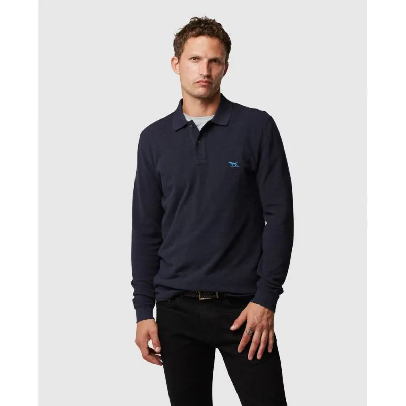 Rodd & Gunn Mens L/S Polo Shirt  - Navy