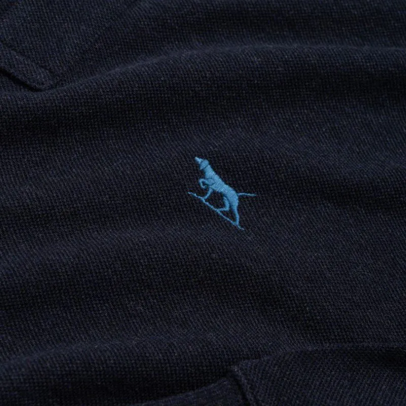 Rodd & Gunn Mens L/S Polo Shirt  - Navy