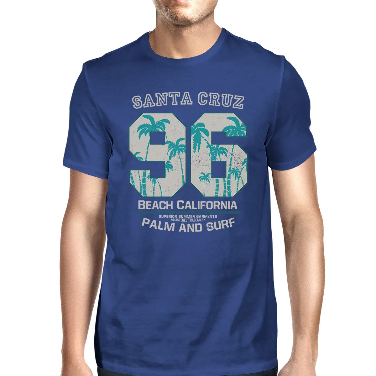 Santa Cruz Beach California Mens Royal Blue Shirt