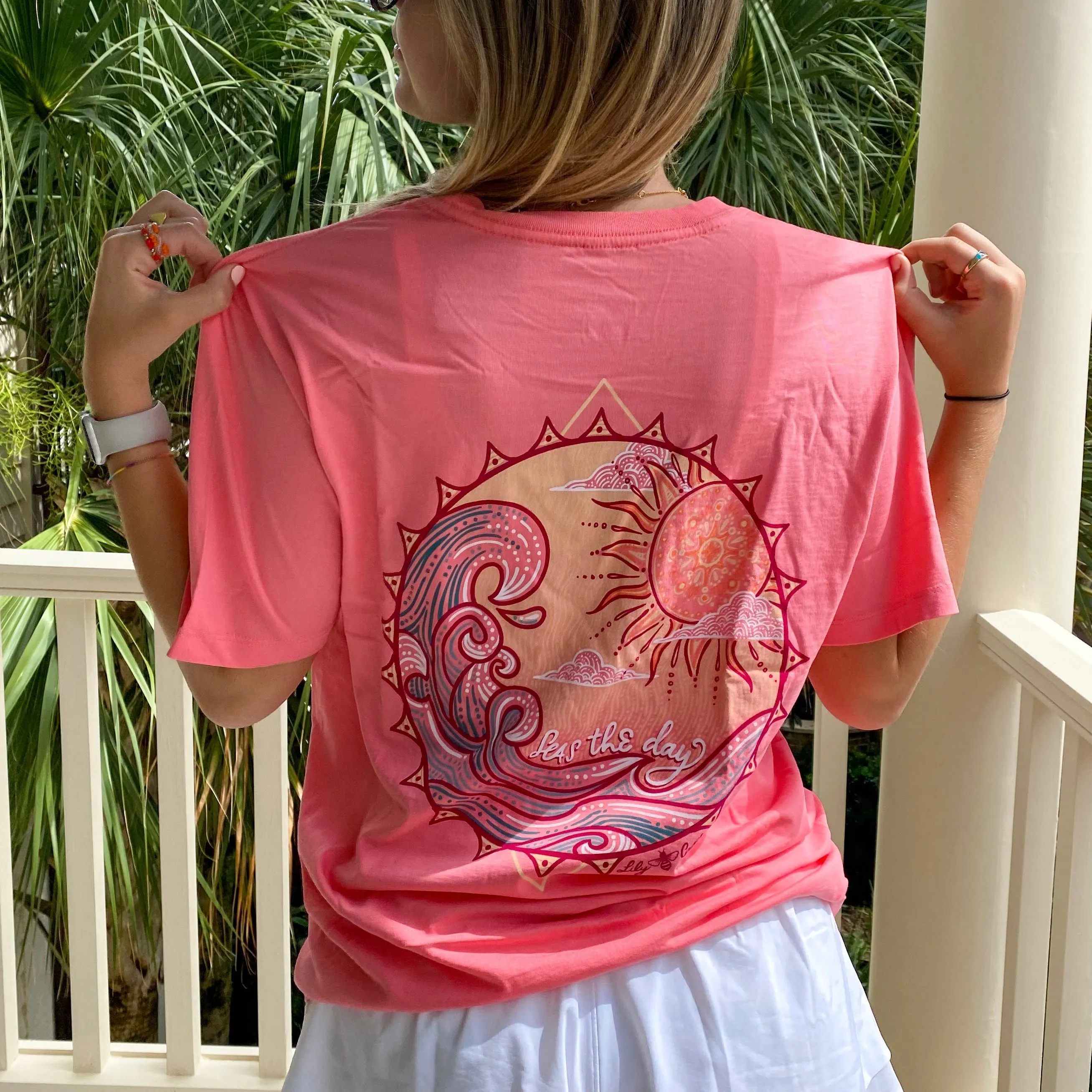 Seas the Day- Waves and Sunshine T-Shirt