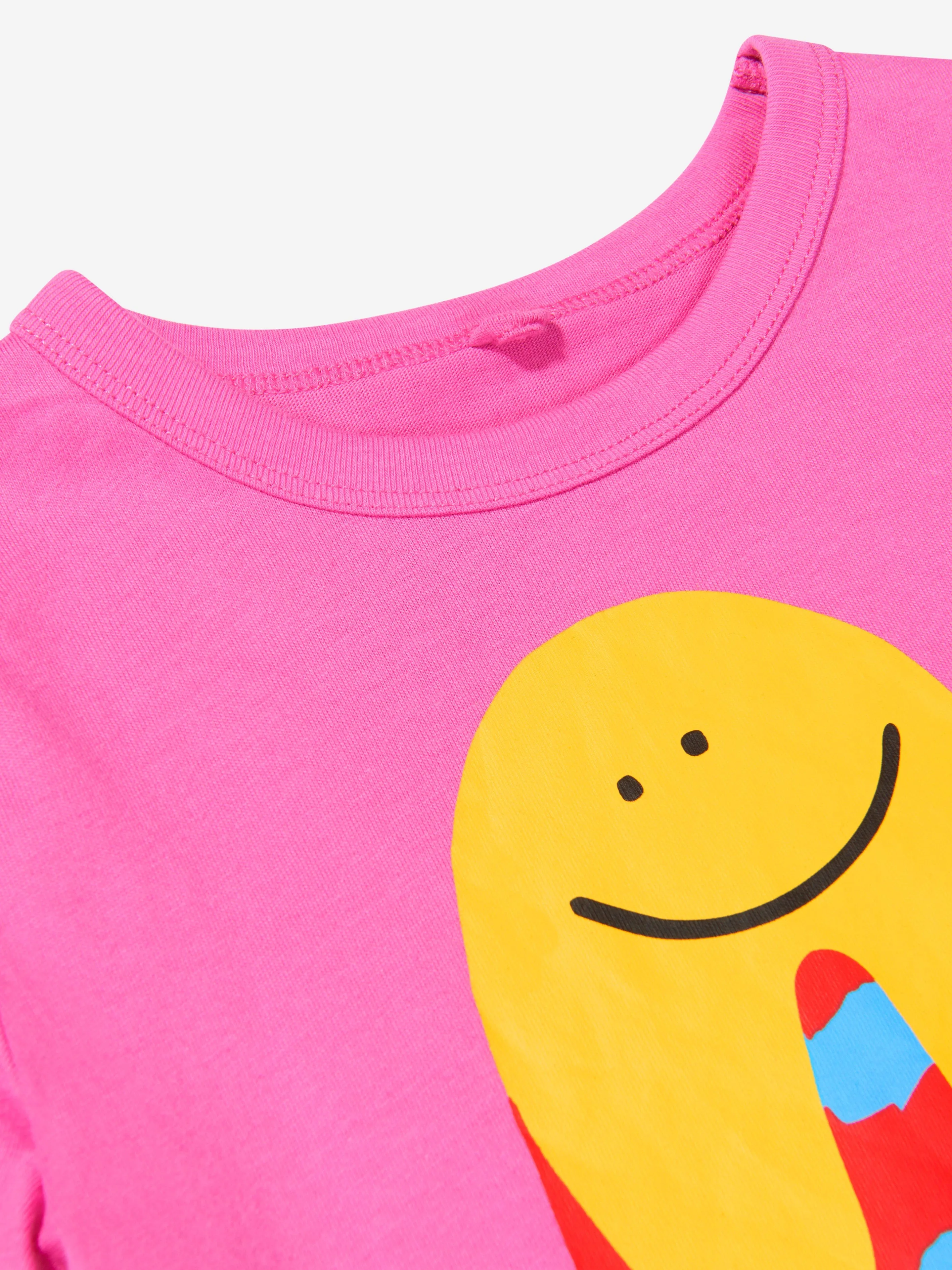 Stella McCartney Girls Cotton Jersey Lolly Print T-Shirt