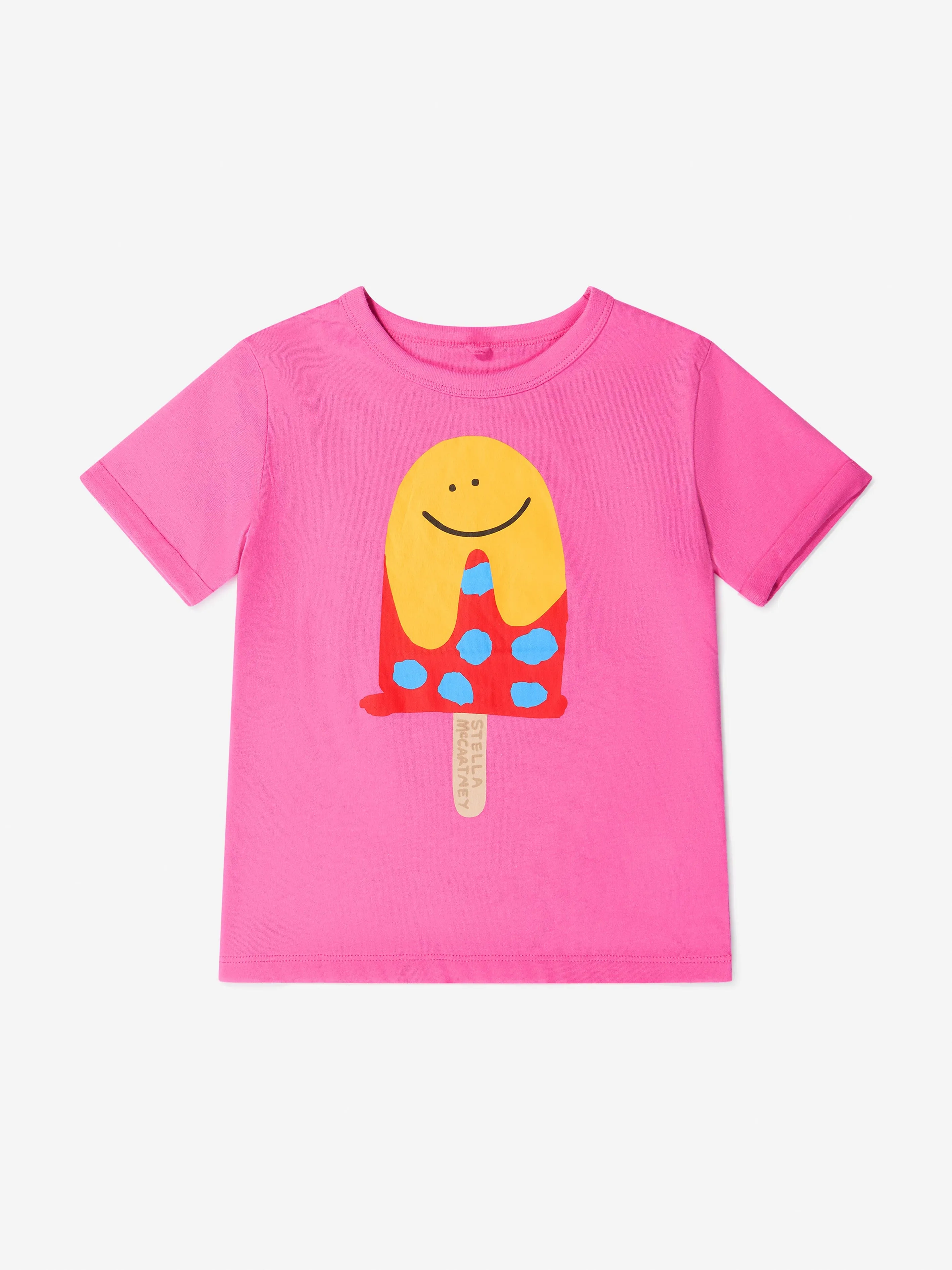 Stella McCartney Girls Cotton Jersey Lolly Print T-Shirt