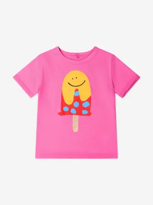 Stella McCartney Girls Cotton Jersey Lolly Print T-Shirt