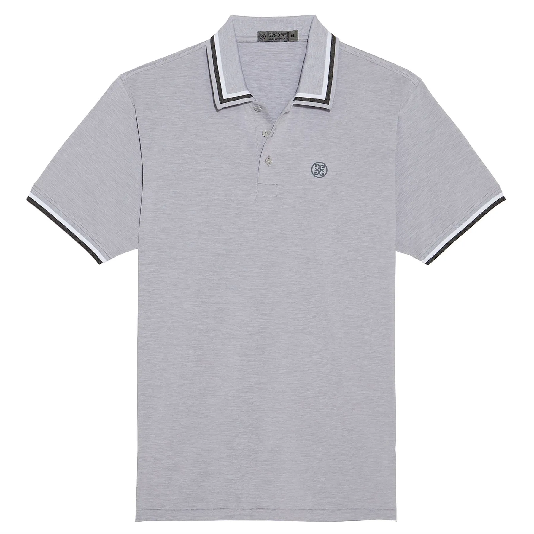 Tux Polo Light Heather Grey - SS23