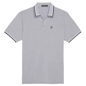 Tux Polo Light Heather Grey - SS23