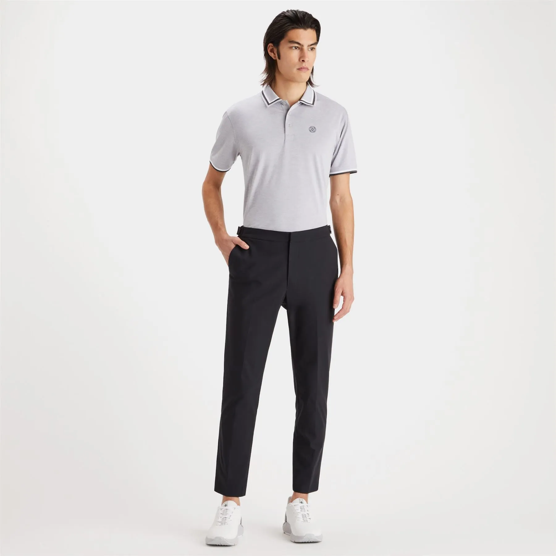 Tux Polo Light Heather Grey - SS23