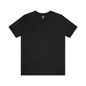 Unisex Jersey Short Sleeve Black Heather T Shirt