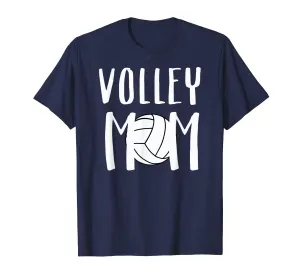 Volley Mom Volleyball Cute Cheer Vintage Cool Mother Shirt