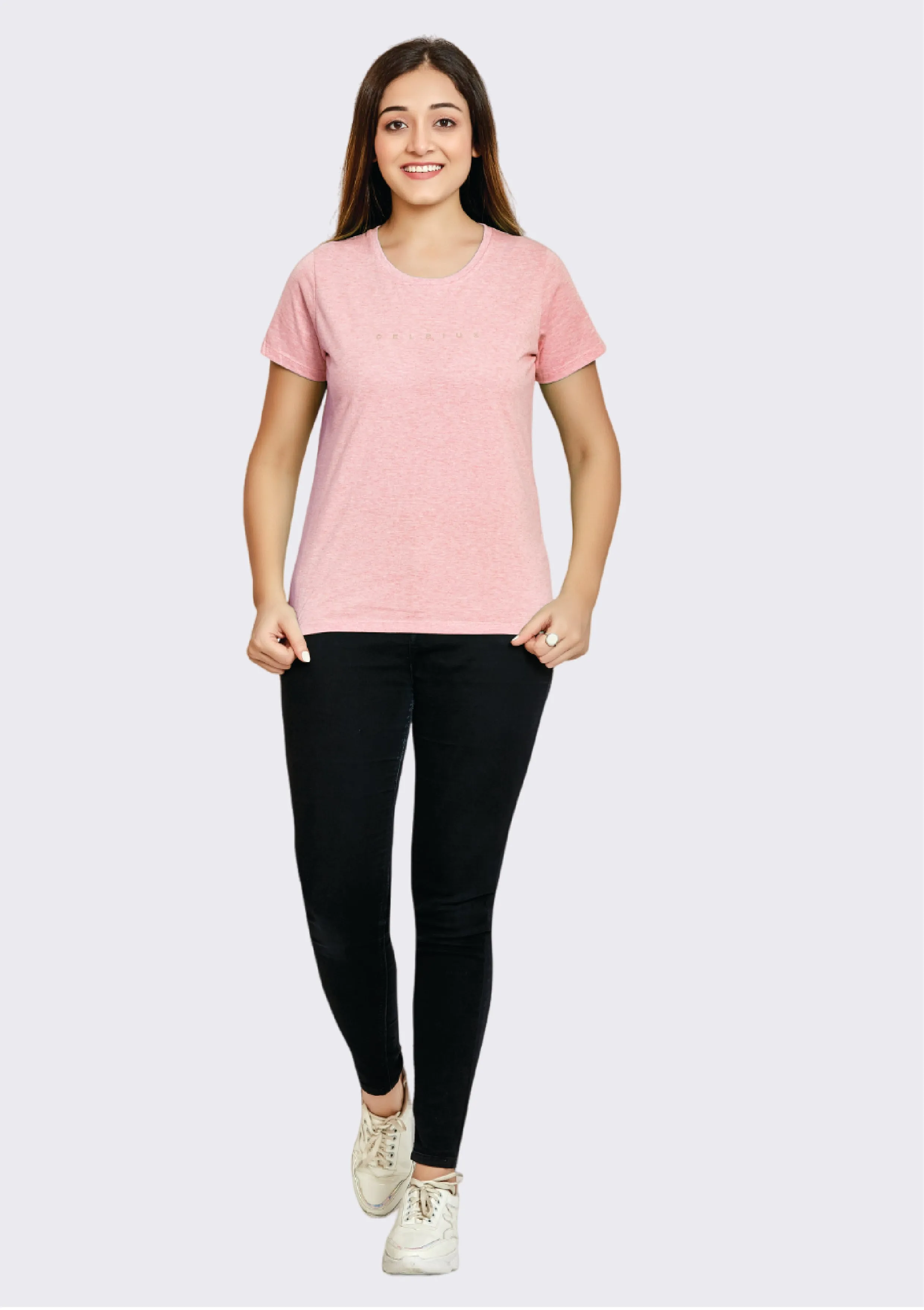 Women pack of Three Round Neck T-Shirt