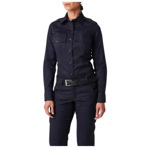 Women's NYPD Stryke Twill Long Sleeve Shirt