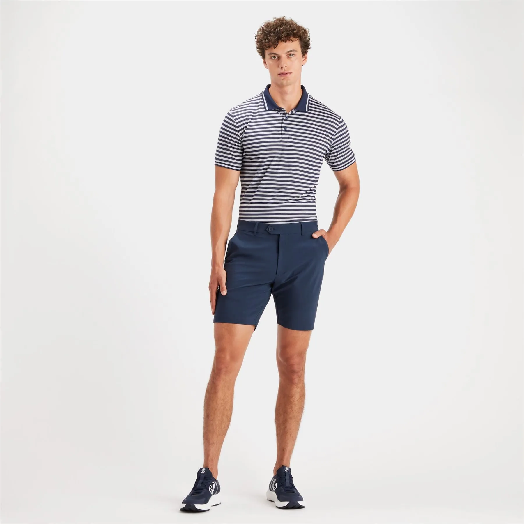 Y/D Perf Jersey Rib Collar Polo Twilight - SS23